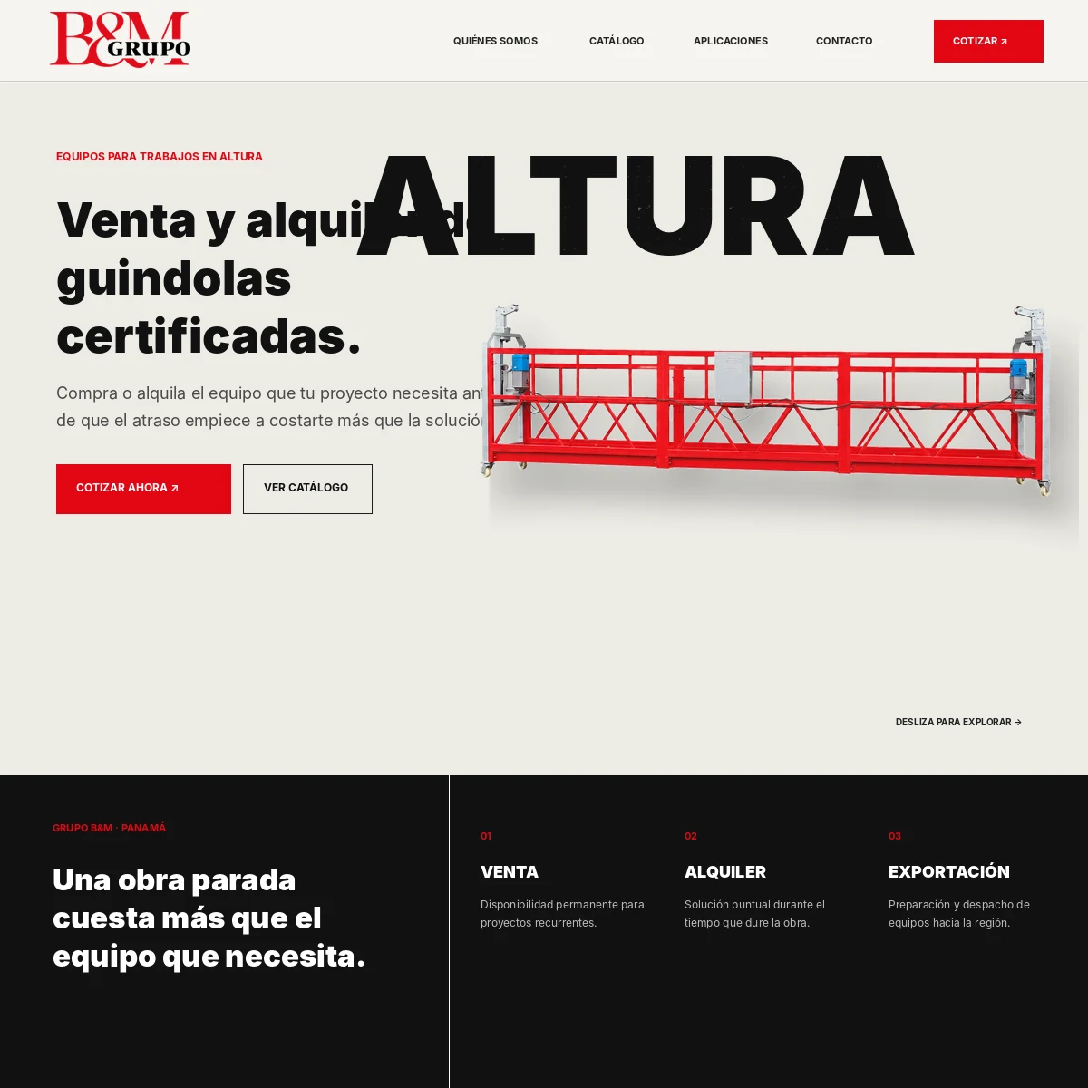 Preview of Grupo B&M — Guindolas
