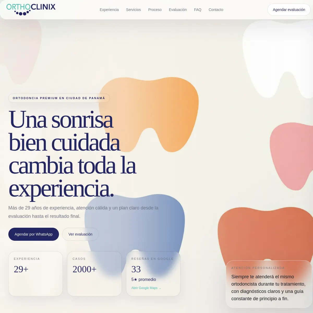 Vista previa de OrthoClinix